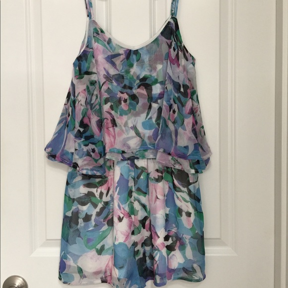 Blue Print Romper. - Picture 4 of 5